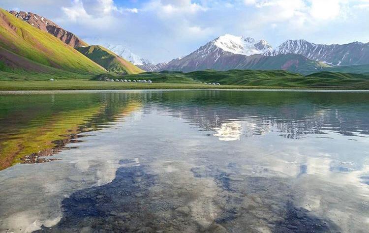 Yurt Camp Lenin Peak Hotel Kara-Kavak Bagian luar foto